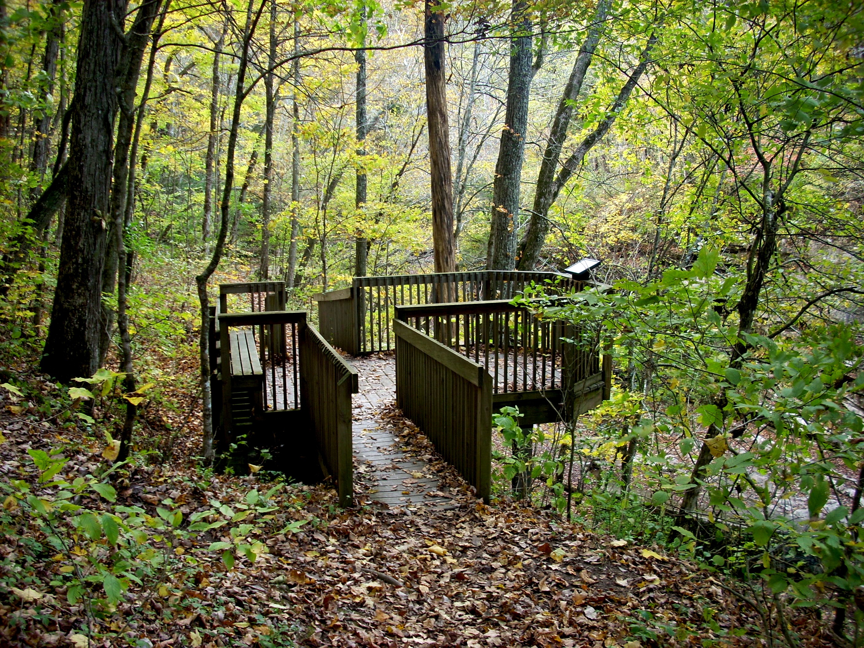 Raven Run Hiking Grist Mill Rest Stop